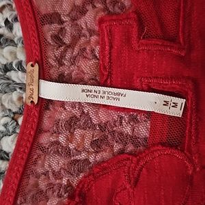 Medium red body con Free people dress